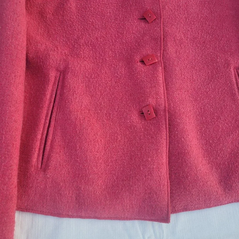 J. H. Collectibles Wool Blend Jacket Pink Women's size Medium - Picture 4 of 15